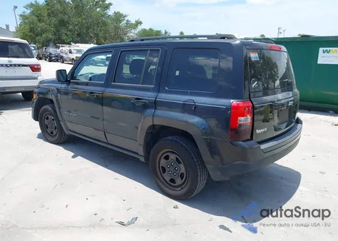 2016 Jeep Patriot Sport from USA, damaged, VIN 1C4NJPBA6GD754699